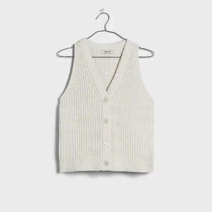 Madewell Cutaway Sweater Vest - NWT